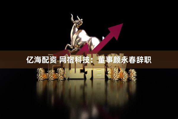 亿海配资 网宿科技：董事颜永春辞职